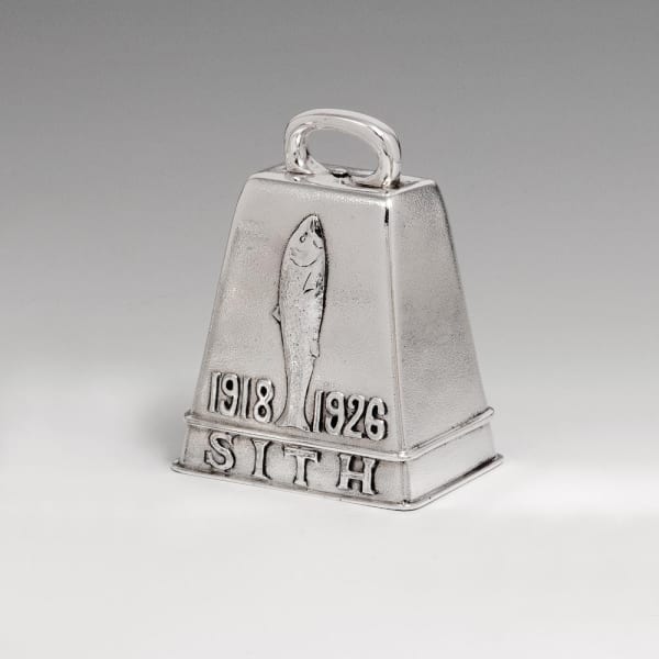 D & J Wellby, A George V English Silver Cow Bell, 1926