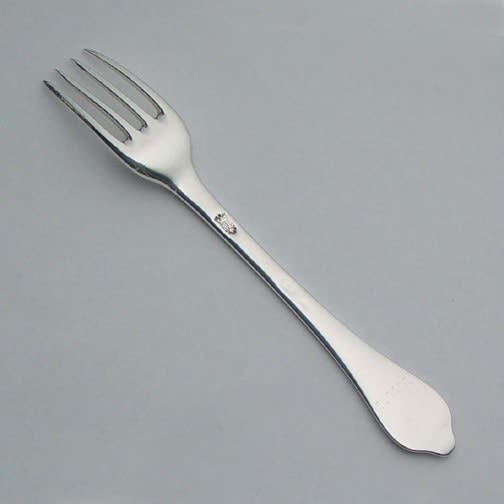 Thomas Allen, A Queen Anne Antique English Silver Dognose Fork, c. 1710