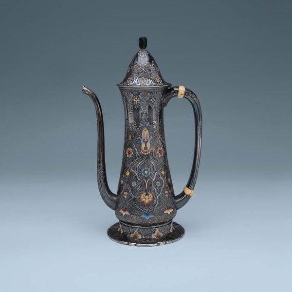 Tiffany & Co., An American Silver and Enamel Coffee Pot from the World’s Columbian Exposition of 1893, 1893