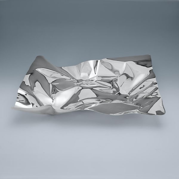 Georg Jensen, A Danish Silver Centerpiece Dish, 1989