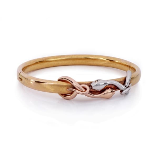 An Antique Snake Bangle Bracelet, c. 1890