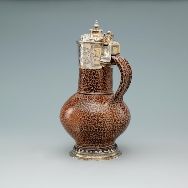 IC, A Elizabeth I Silver-Gilt Mounted Tigerware Jug, 1570