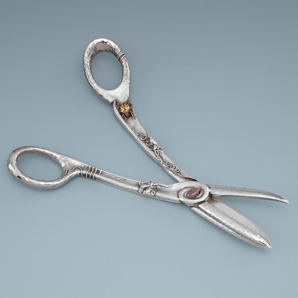 Tiffany & Co., A Pair of American Silver & Mixed-Metal Grape Shears, c. 1879