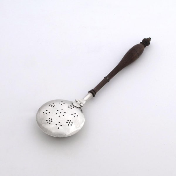 David Clayton, An Antique English Silver Miniature Warming Pan, c. 1730