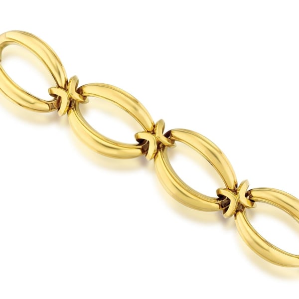 Van Cleef & Arpels, An Italian Gold Link Bracelet, c. 1965