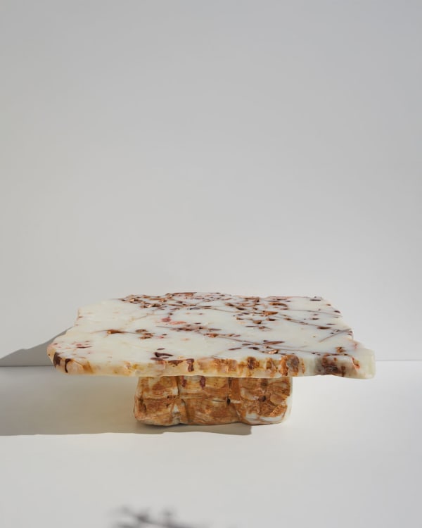 Ian Collings Stone Table, 2025 Baja Onyx Marble 35 H x 106 W x 111 D cm 13.7 H x 41.7 W x 43.7 D in Weight: 400lbs