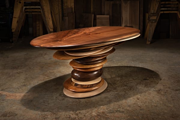 Christopher Kurtz, Skipping Stone Game Table, 2020