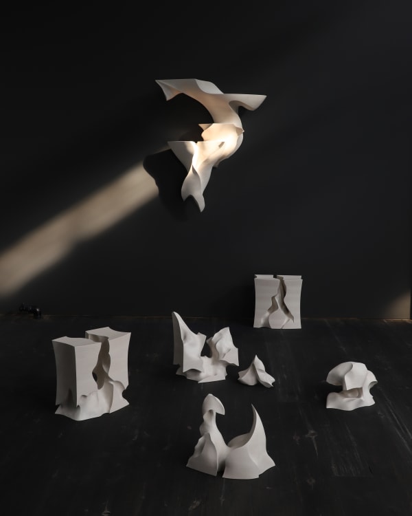 Egeværk, ICE Installation of 5 stools, 2022