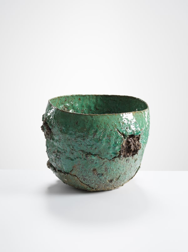 Aneta Regel, Raining Stone (medium green) , 2023