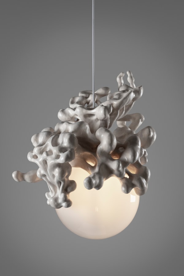 The Bloom of Bones Light in White