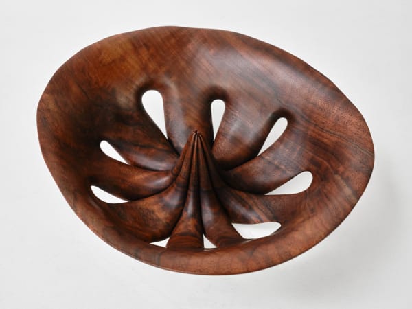 Julian Watts Walnut Bowl, 2025 Walnut 15.2 H x 40.6 W x 35.6 D cm 6 H x 16 W x 14 D in
