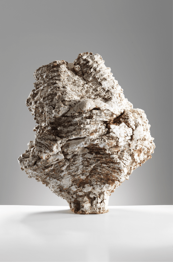 Luke Fuller Nucleus, 2023 Acquired by private collection Stoneware, porcelain & glaze 72 H x 61 W x 52 D cm / 28.3 H x 24 W x 20.4 D In