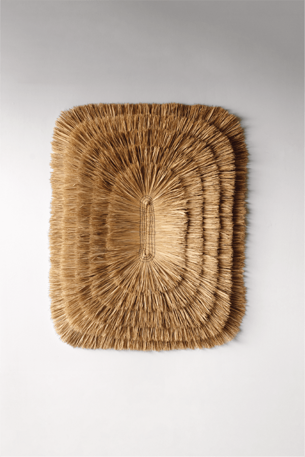 Arko Afternoon in the Valley, 2024 Rice Straw 135 H x 103 W x 14 D cm 53.1 H x 40.6 W x 5.5 D in Available for commission