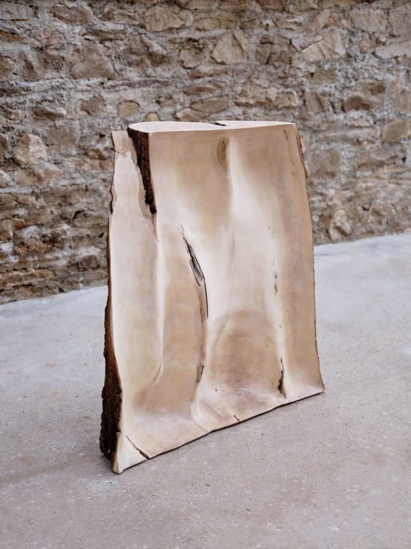 Max Bainbridge / Forest+Found Copse, 2022 Maple wood & white pigment 75 H x 60 W x 20 D cm / 29.5 H x 23.6 W x 7.8 D in