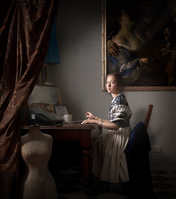 Maisie Broadhead, Sitting at a Machine (Miniature), 2011