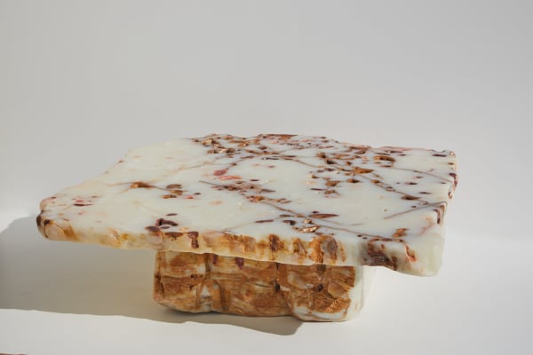 Ian Collings Stone Table, 2025 Baja Onyx Marble 35 H x 106 W x 111 D cm 13.7 H x 41.7 W x 43.7 D in