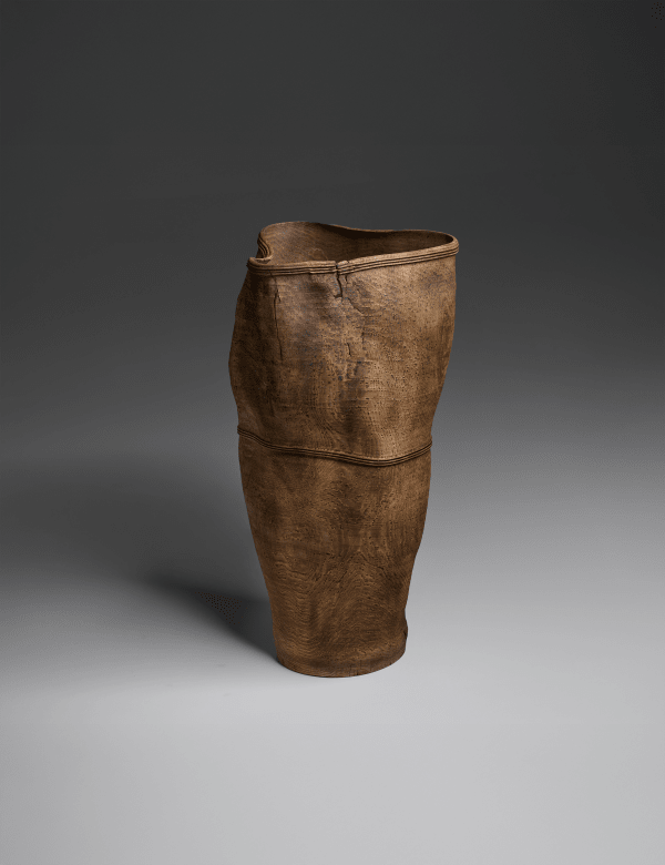 Ernst Gamperl 10/2024//180, 2024 Oak 107 H x 50 dia cm 42.1 H x 19.7 dia in