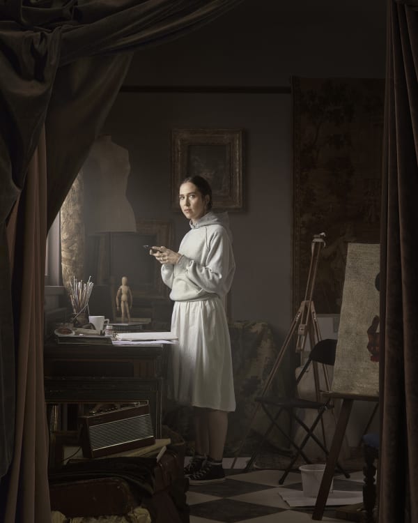 Maisie Broadhead, Artist Standing (Large), 2020
