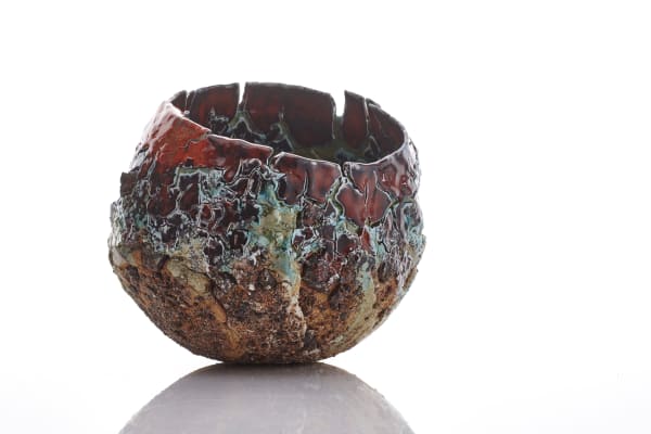 Aneta Regel, Blue, Red “Raining Stone” , 2022