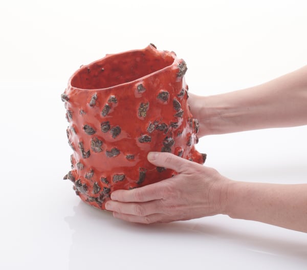 Aneta Regel, Large Vessel (red), 2022