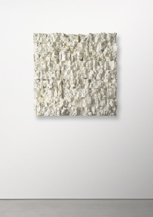 Eleanor Lakelin Matrix #1, 2025 Horse Chestnut Burr, bleached 70 H x 70 W x 10 D cm 27.5 H x 27.5 W x 3.9 D in