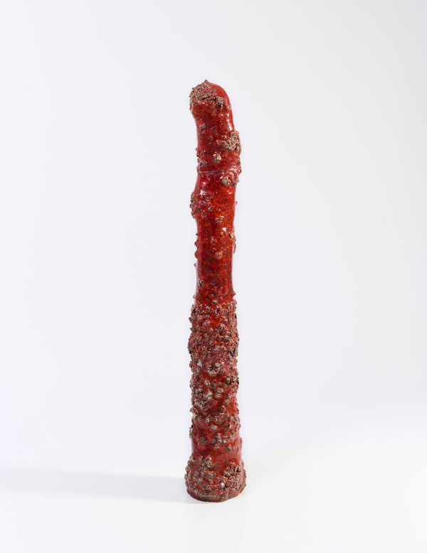 Aneta Regel, Red Volcanic Totem, 2022