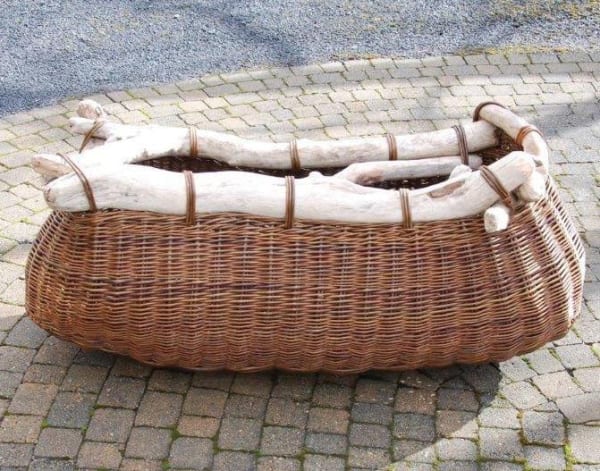 Joe Hogan, Boat Like Driftwood Pouch with a Fork , 2020