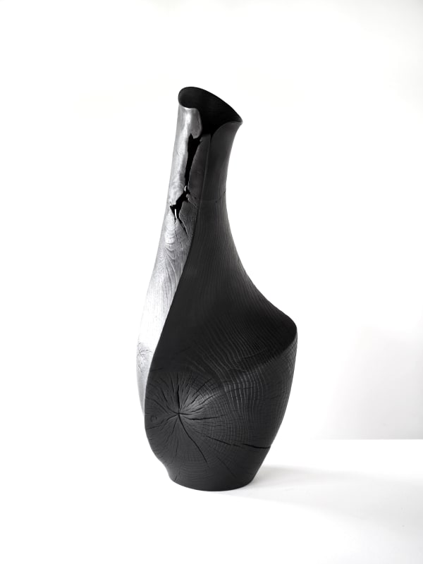 Nic Webb, Flamed, oak vessel, 2019