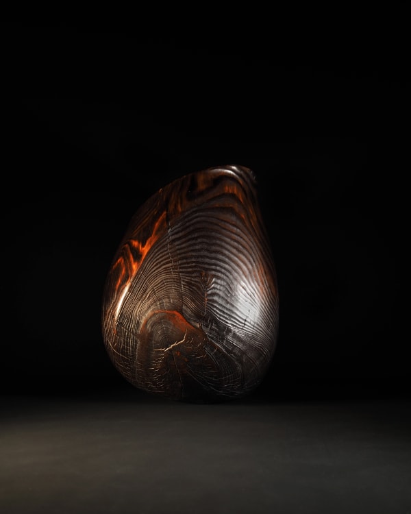 Nic Webb, Flamed Pine Vessel, 2019