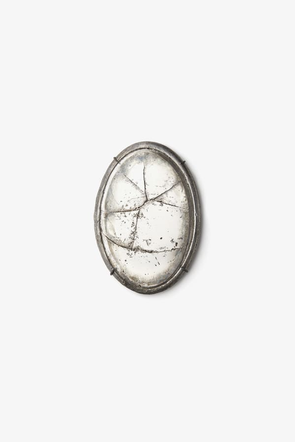 Adi Toch, Beyond a Glance - Framed oval, fractured no 16, 2023