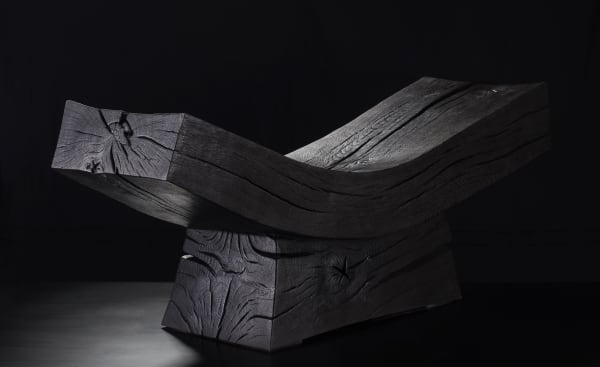 Jim Partridge & Liz Walmsley, Scorched Bench, 2019