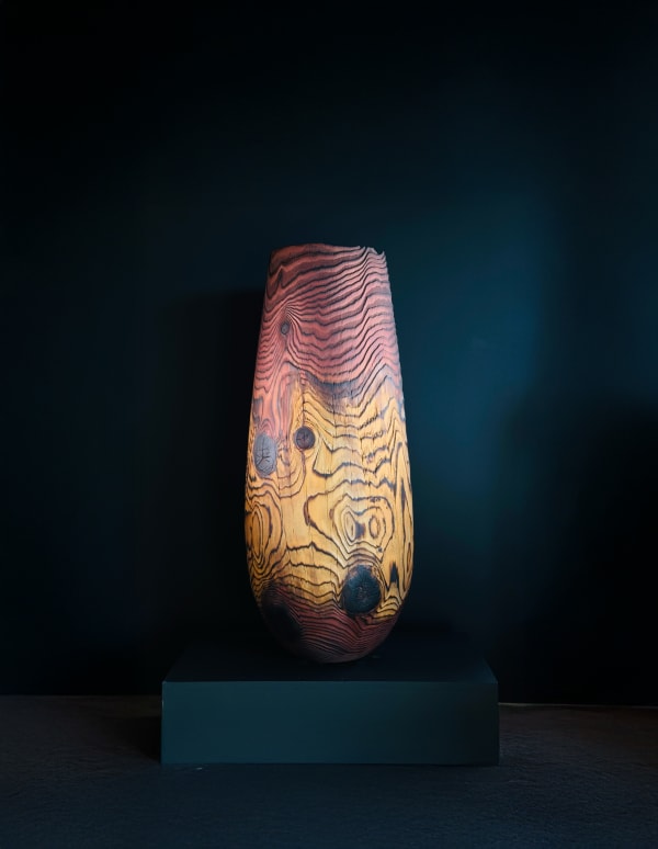 Nic Webb Red 2, 2024 Redwood 99 H x 40 W cm 39 H x 15.7 W in