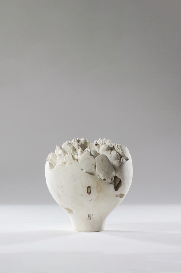 Eleanor Lakelin Citadel #2, 2023 Horse Chestnut Burr, Bleached 18.5 H x 17 W x 17 D cm 7.2 H x 6.6 W x 6.6 D in
