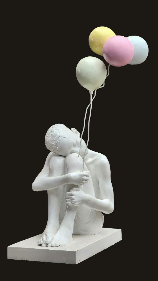 Adeniyi Adewole, Boy with Balloon, 2025