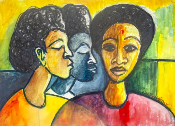 Olisa Nwadiogbu, Three Figure Composition, 2020