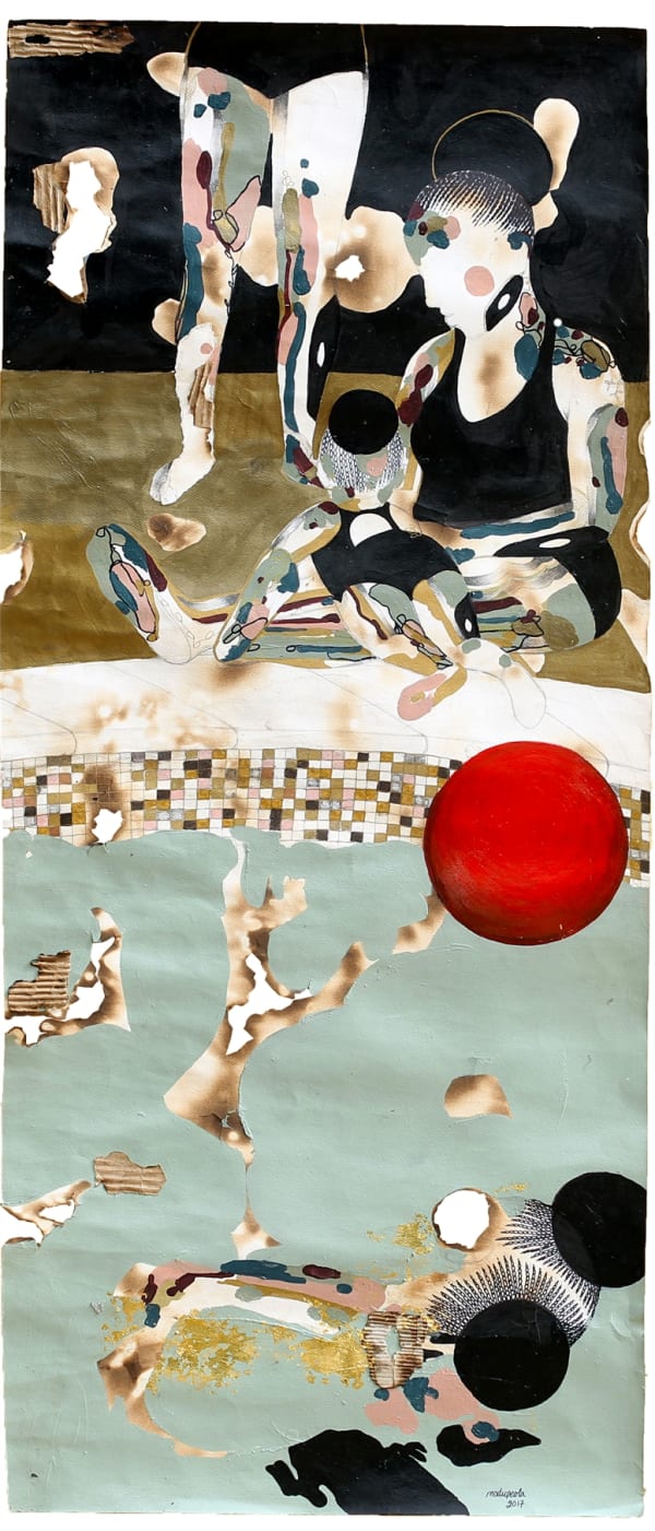 Modupeola Fadugba, The Mother and Child Painting, 2017