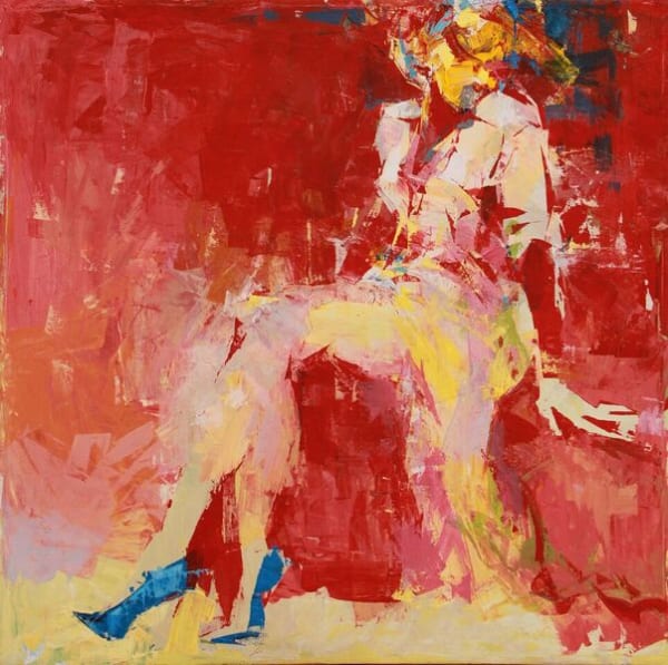 Ibe Ananaba, Urban Chic in Blue Shoes, 2015