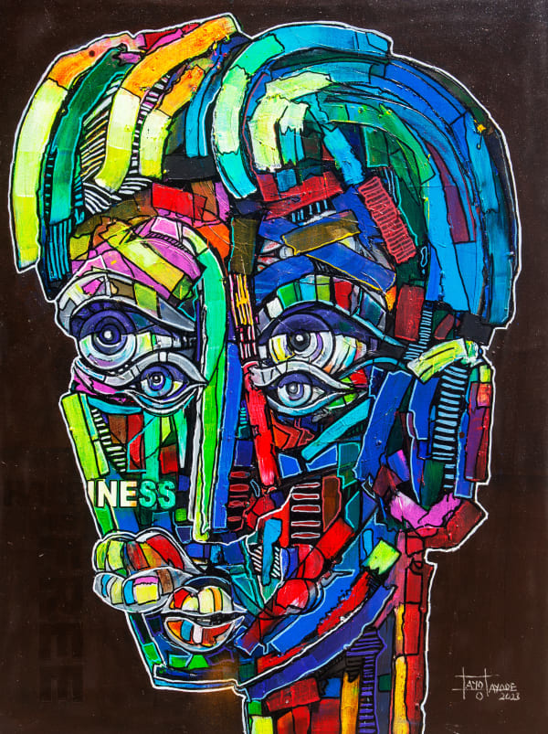 Tayo Olayode, Self Reflection II, 2023