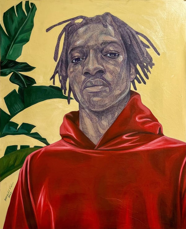 Victor Sonoiki, Portrait of Mbarak, 2023