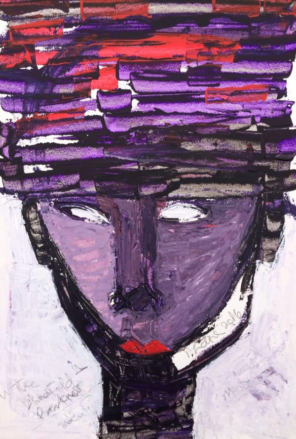 Duke Asidere, The blind fold - darkness, , 2016