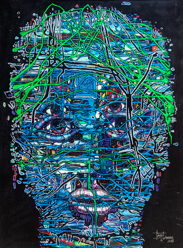 Tayo Olayode, Reflection I, 2023