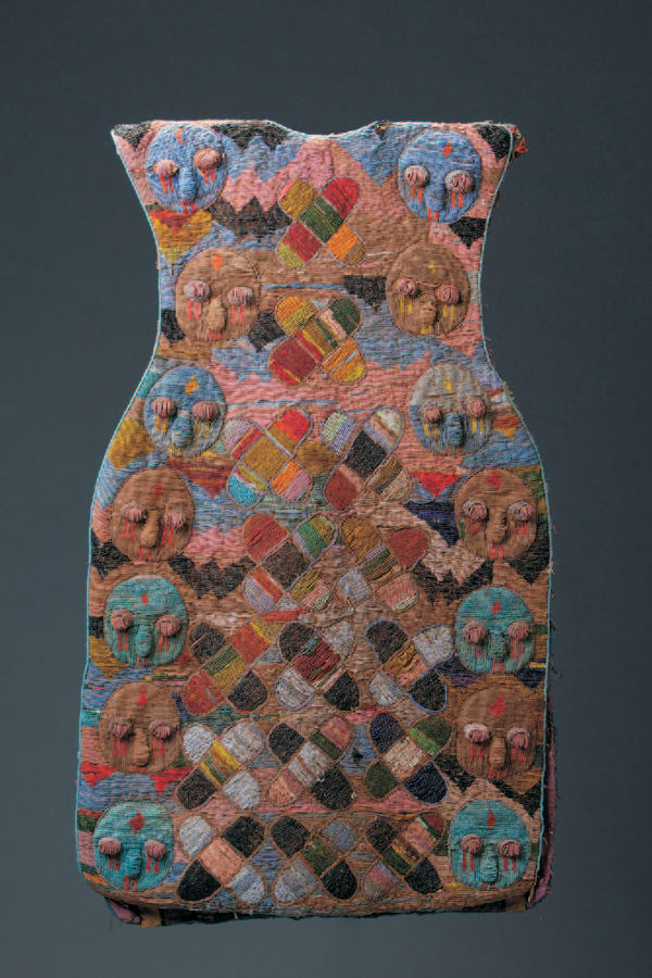 Femi Akinsanya, Beaded cape of Sango priest, Yoruba peoples (Irawo), Nigeria, 20th Century