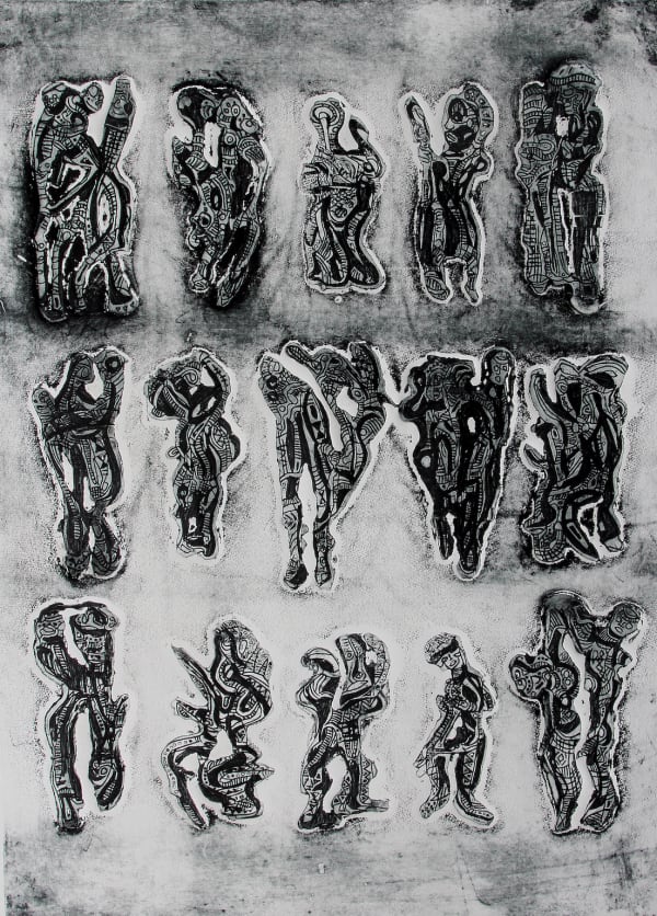 Bruce Onobrakpeya, Atasa I , 2019