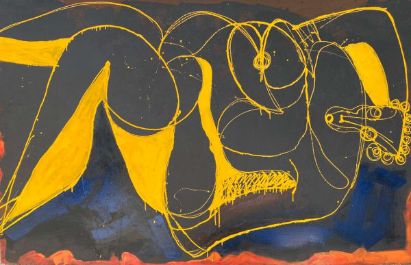 Olisa Nwadiogbu, Reclining Plumber, 2020