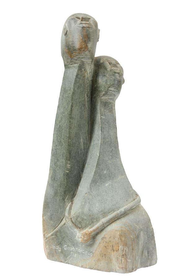 Andrew Onobrakpeya, LOVERS STEATITE , 2015