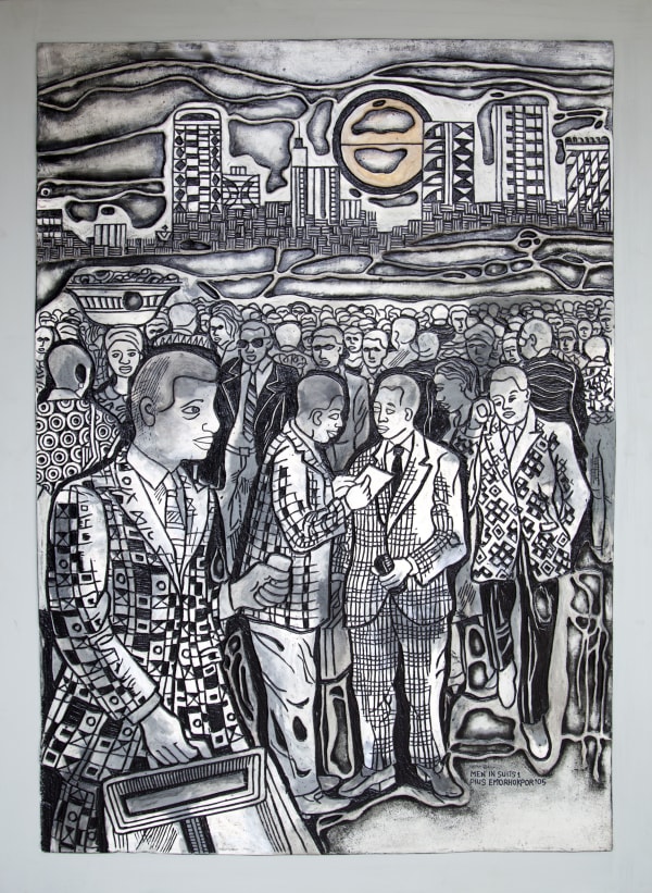 Pius Emorhokpor, Men in Suits I, 2005