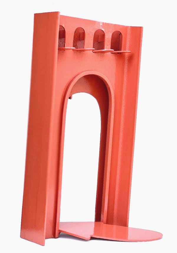 Patrick Akpojotor, Terracotta Wall, 2022