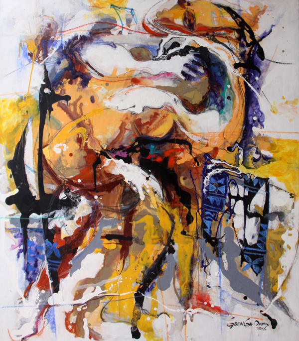 Gbenga Offo, Two Lovers , 2016