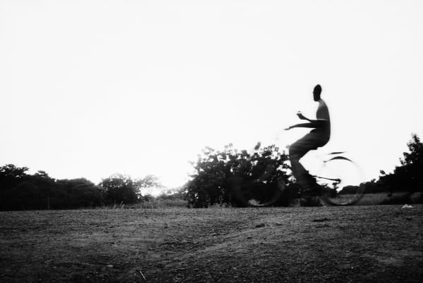 Nii Obodai, Man on Bicycle , 1966