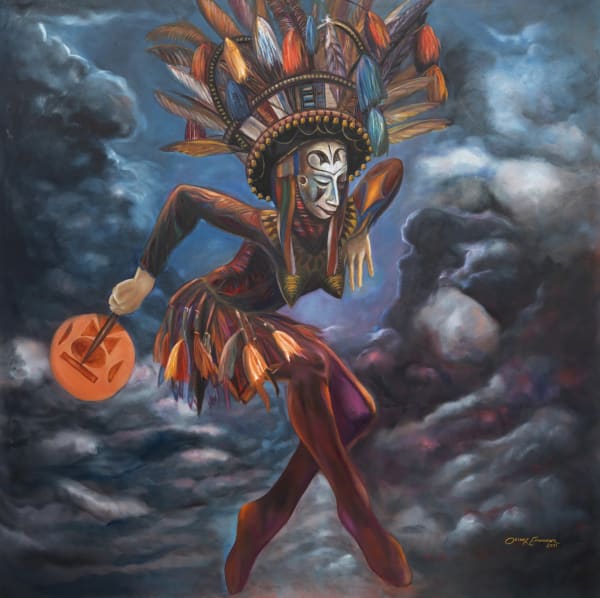Oliver Enwonwu, Spirit in Flight, 2021